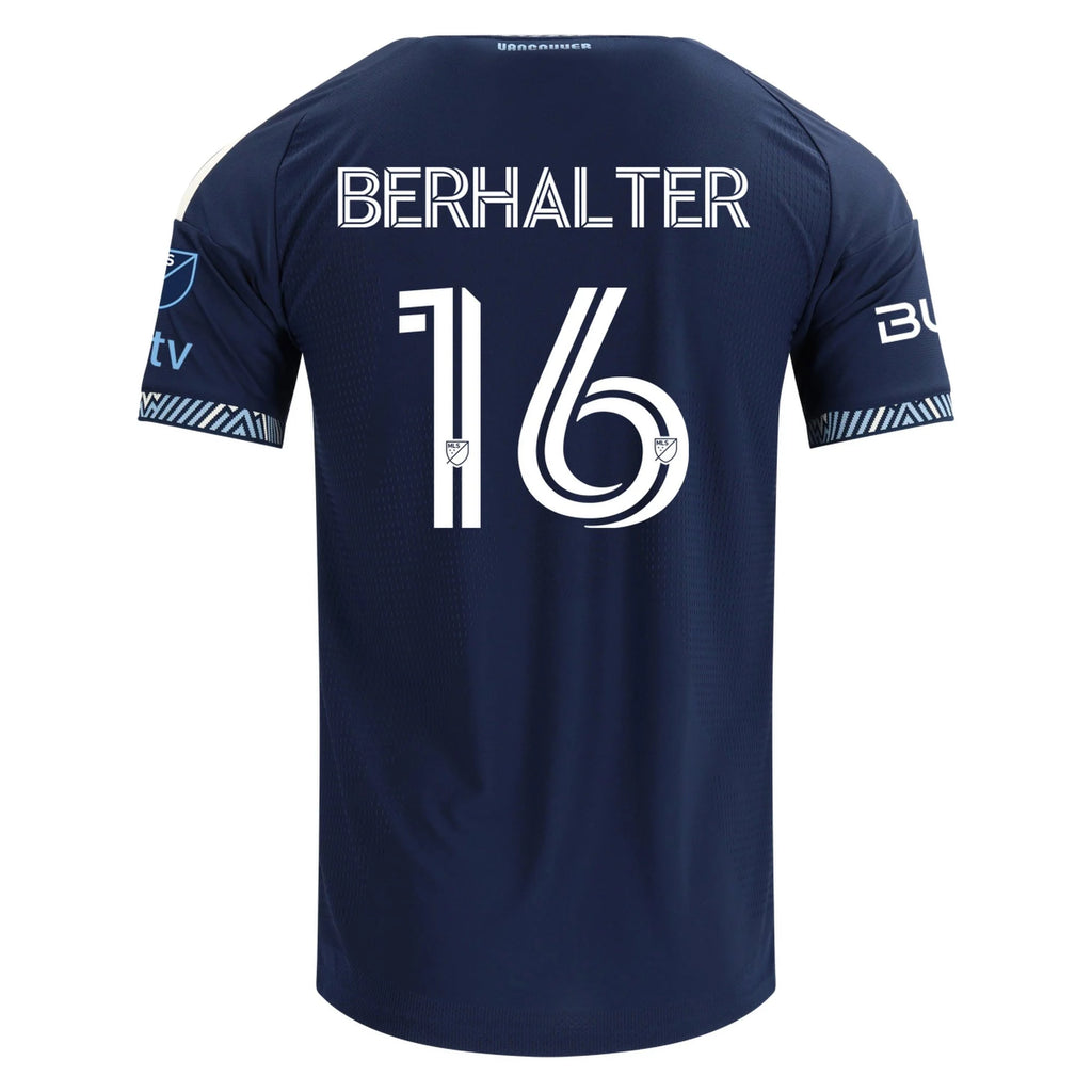 Authentic adidas Berhalter Vancouver Whitecaps Away Jersey 2026