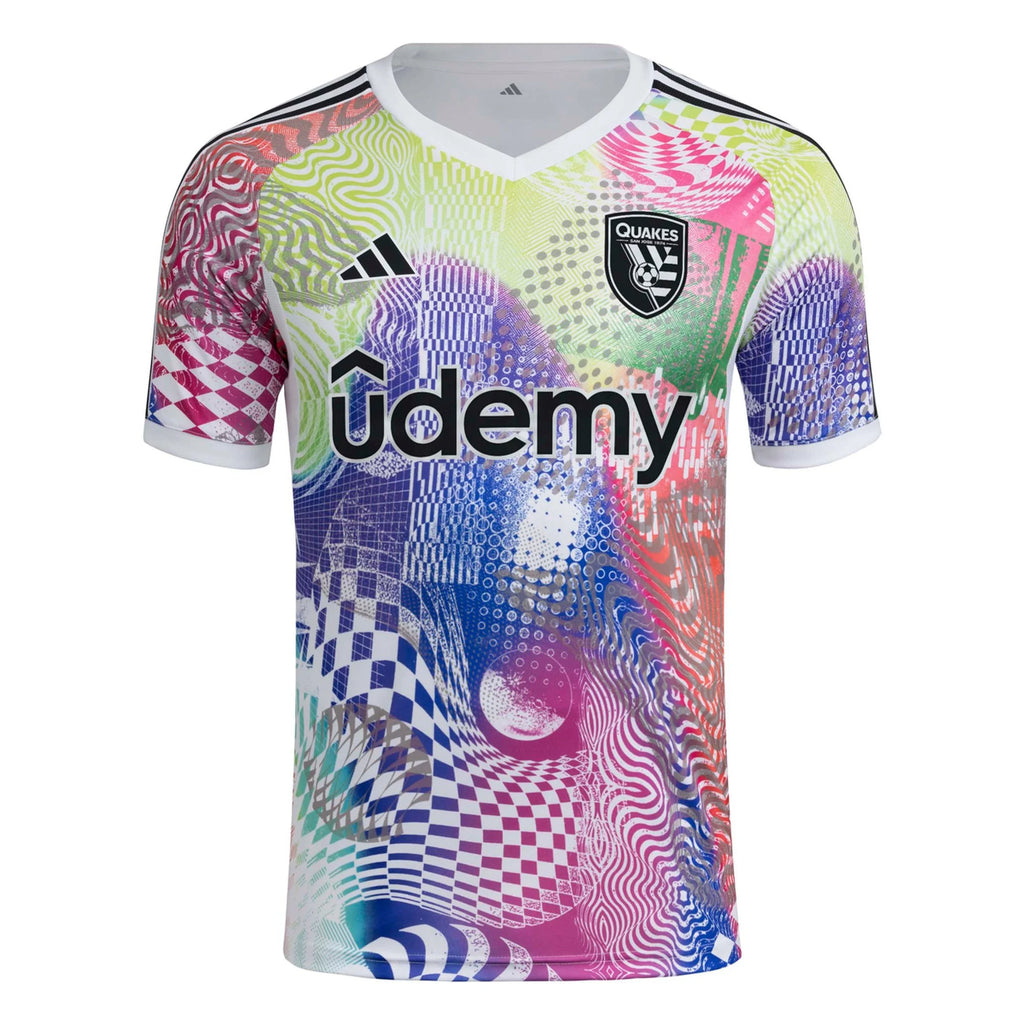 adidas San Jose Earthquakes Pride Training Jersey 2025