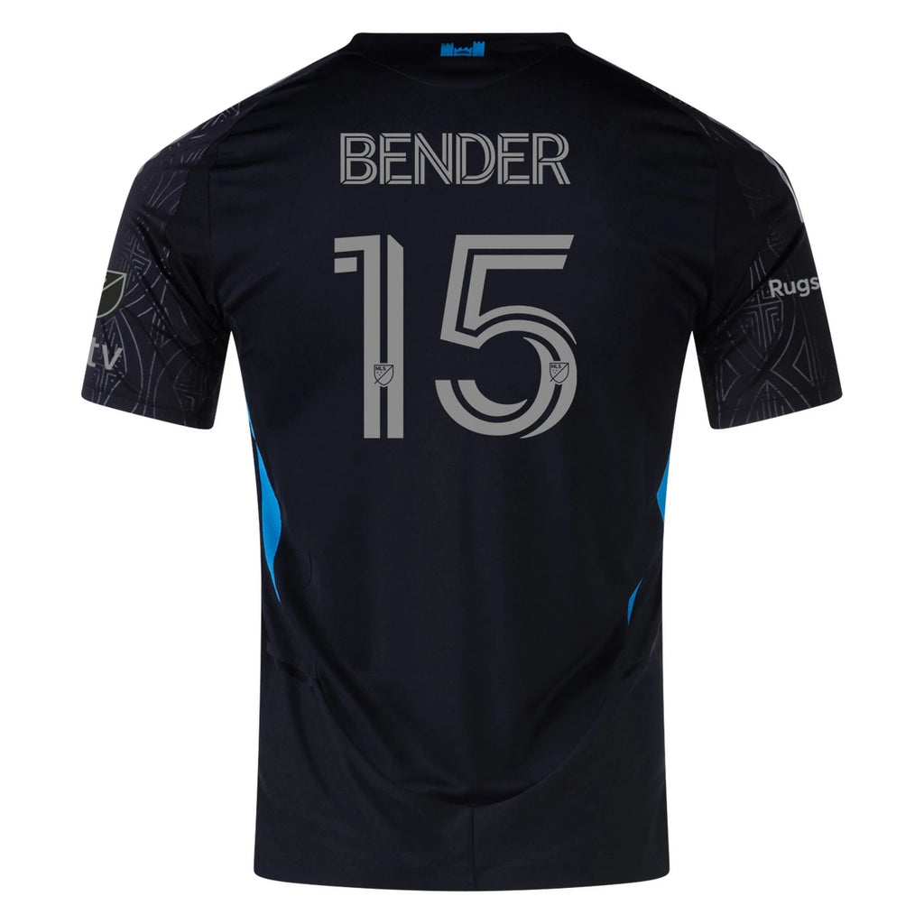 Authentic adidas Bender Charlotte FC Away Jersey 25/26