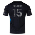 Authentic adidas Bender Charlotte FC Away Jersey 25/26